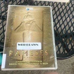 Ramses wrath of god or man? And Tomb Raider